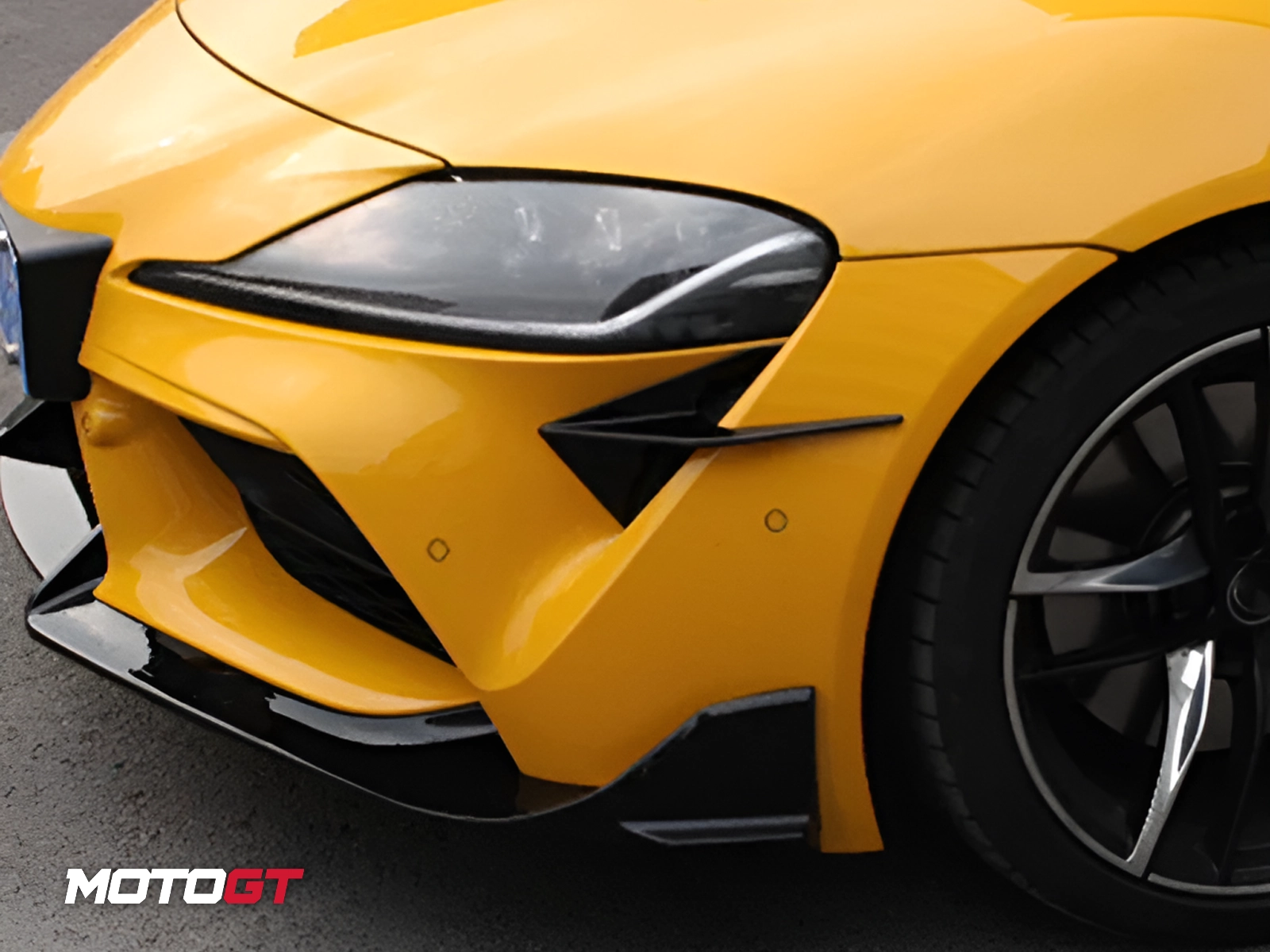 Toyota supra front bumper trims-gt type